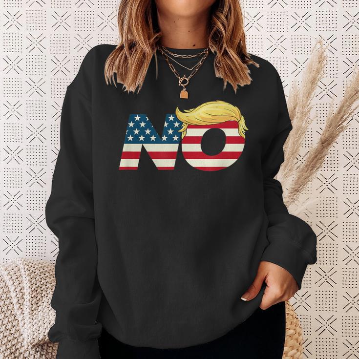 Sag Nein Zu Trump Nein Trump Anti Trump Sweatshirt Geschenke für Sie