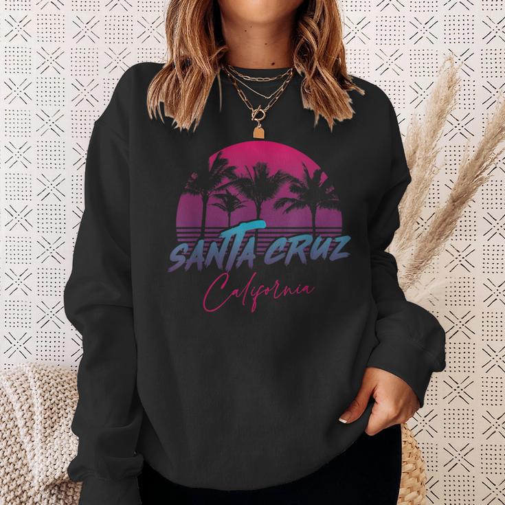 Santa Cruz Ca Retroaporwave 80S 90S Sweatshirt Geschenke für Sie