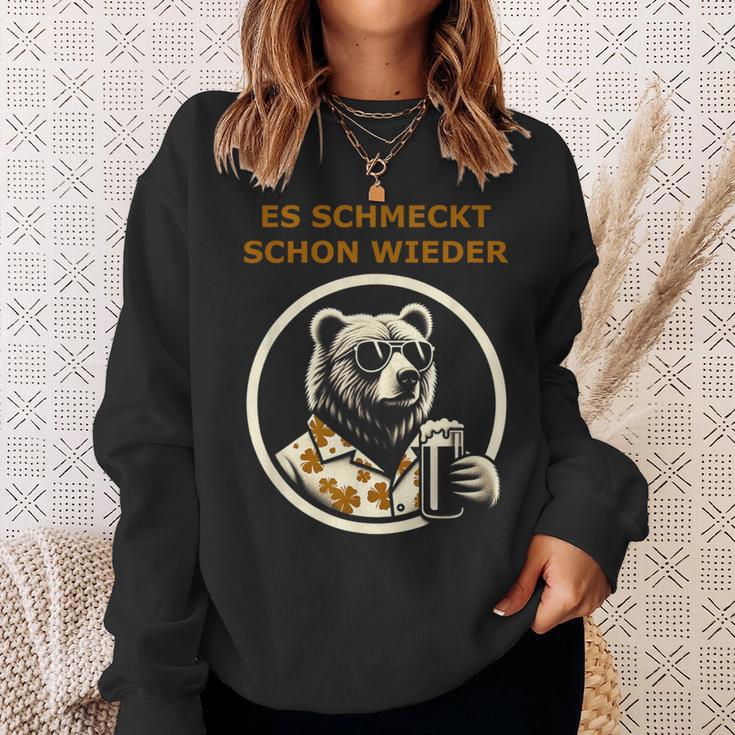 Saufen Bär Es Schmeckt Schon Wieder Wieder Sweatshirt Geschenke für Sie