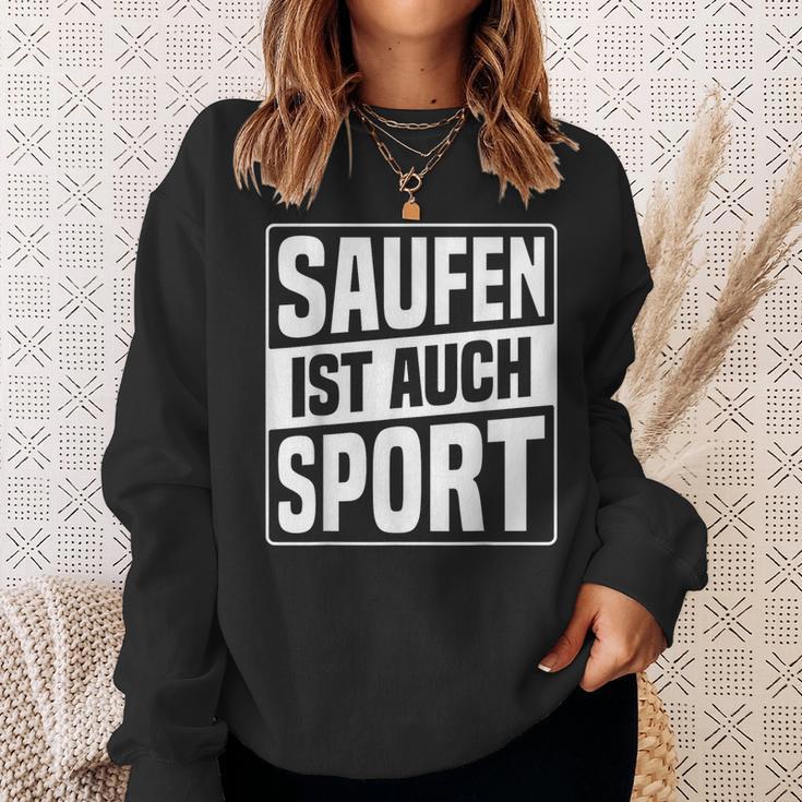 Saufen Ist Auch Sport Sweatshirt Geschenke für Sie