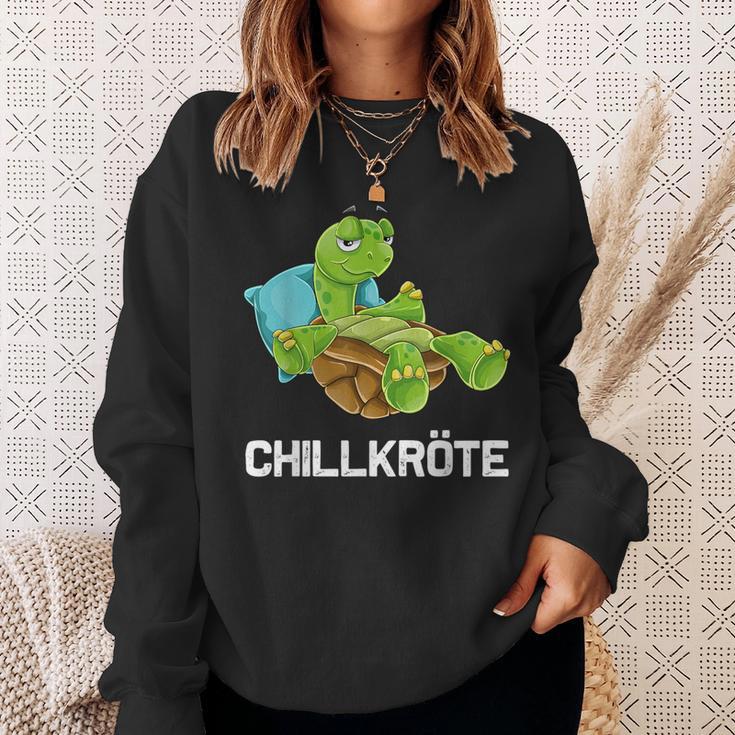 Schlafen Relax Chill Turtles Sweatshirt Geschenke für Sie