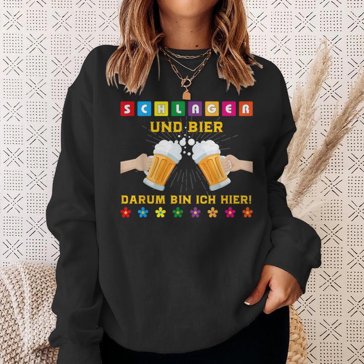 Schlager Hit Party Hit Concert Costume Music Outfit Sweatshirt Geschenke für Sie