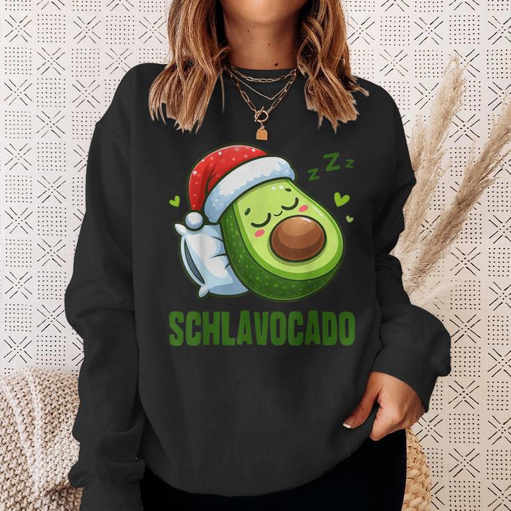 Schlavocado Official Pyjamas Sleep Avocado Christmas Sweatshirt Geschenke für Sie