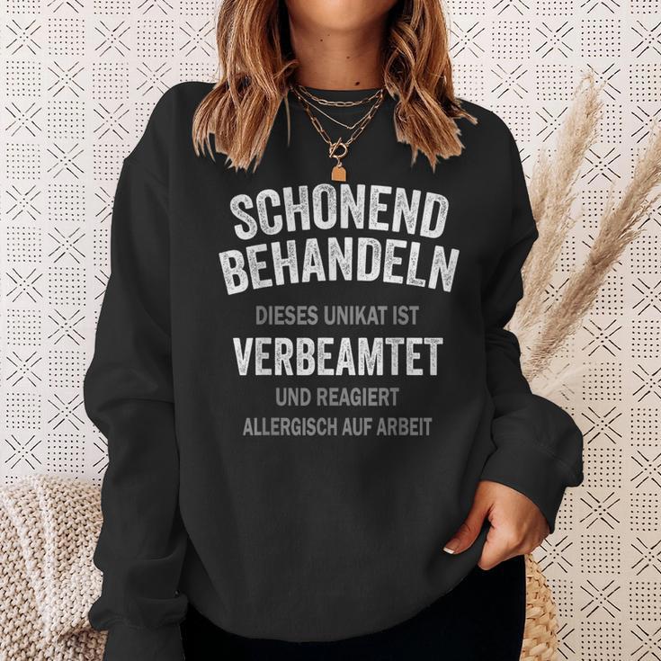 Schonend Behandeln Beamtererbeamtet 'Gentle Treat Beamter Sweatshirt Geschenke für Sie