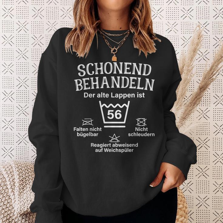 Schonend Treateln 56Th Birthday Der Alte Lappen Ist 56 Sweatshirt Geschenke für Sie