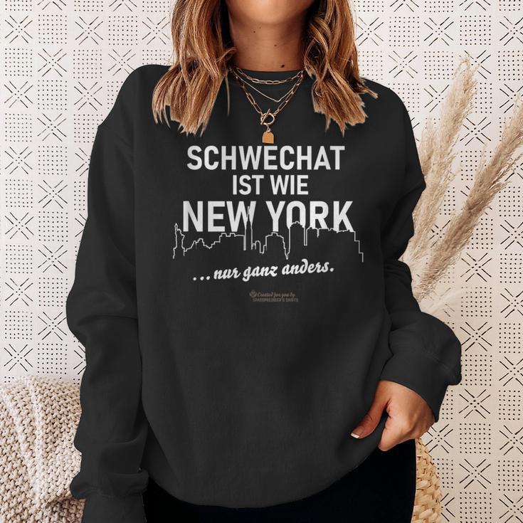 Schwarzat Ist Wie New York Nur Ganz Anders Schwarzat Ist Wie New Y Sweatshirt Geschenke für Sie