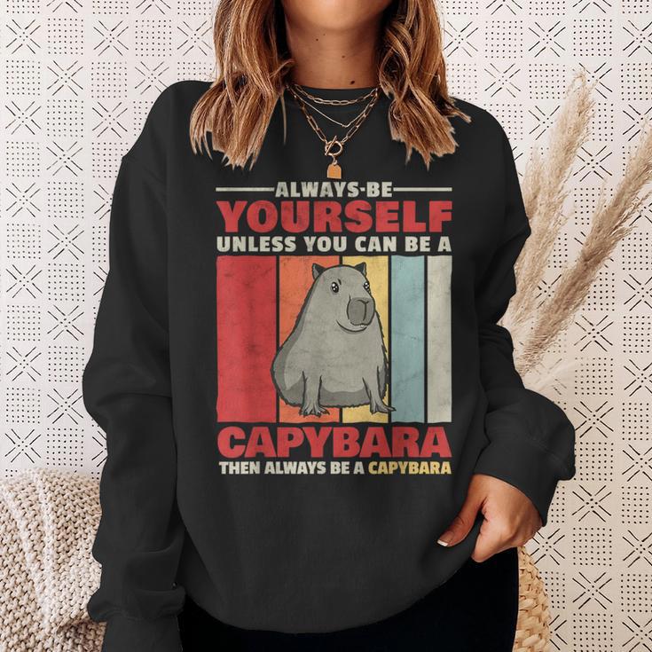 Sei Ein Capybara Wasserschwein South America Capybara Sweatshirt Geschenke für Sie