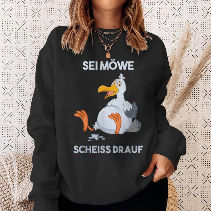 Sei Wie Eine Möwe Sei Wie Eine Möwe German Lang S Sweatshirt Geschenke für Sie