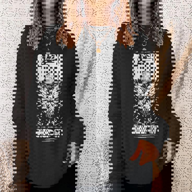 Sono Così Goth Che Faccio Piangere Le Cipolle Dark Gothic Felpa Regalos para ella