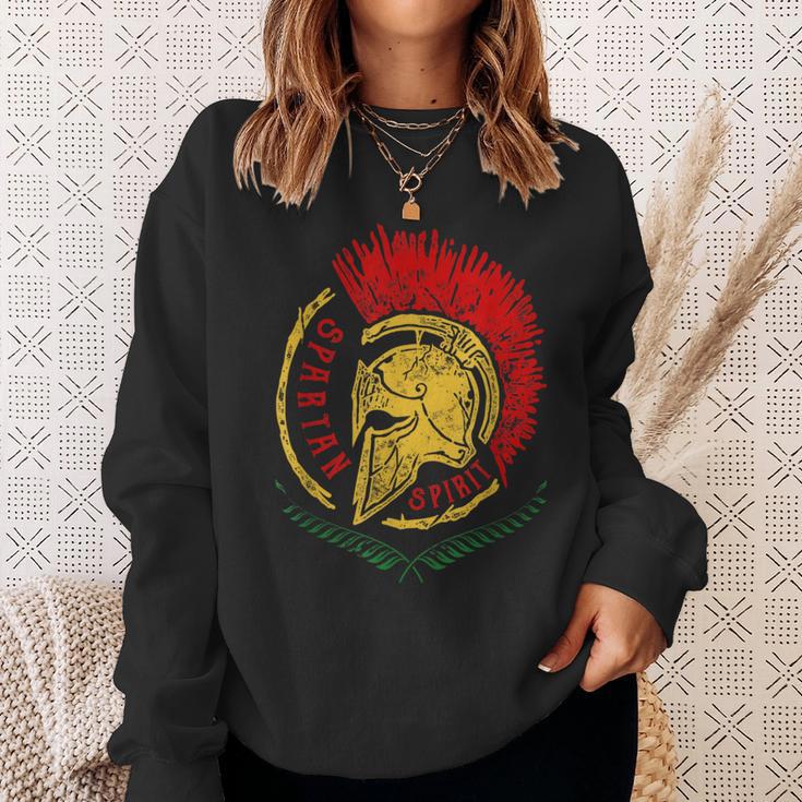 Spartan Helmet Sparta Warrior Antique Retro Spirit S Sweatshirt Geschenke für Sie