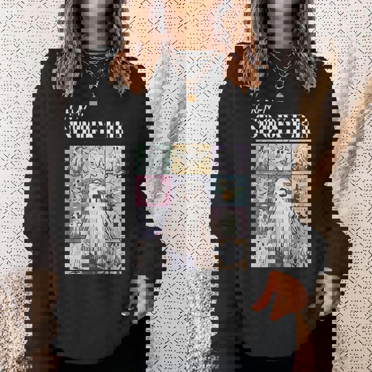 In My Spooky Era Spooky Season Ghost Halloween Sweatshirt Gifts for Her