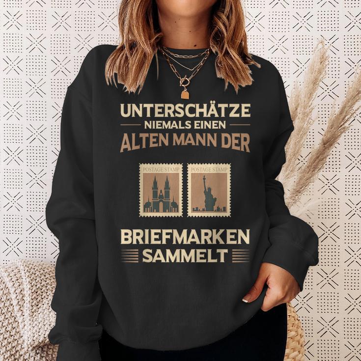 Stamp Collector Underschätze Niemals Stamps Sweatshirt Geschenke für Sie