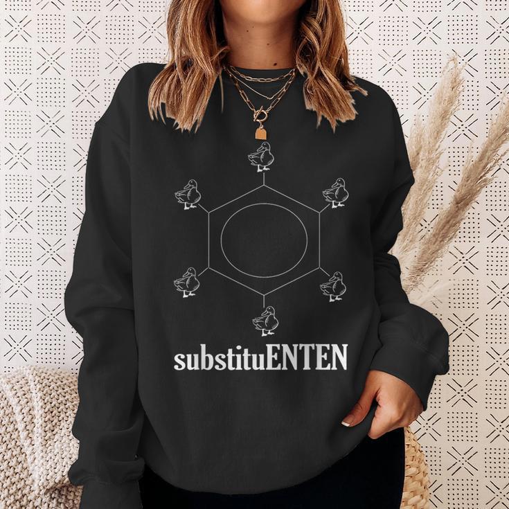 Substituent Chemistry Molecule Chemist Scientist School Sweatshirt Geschenke für Sie