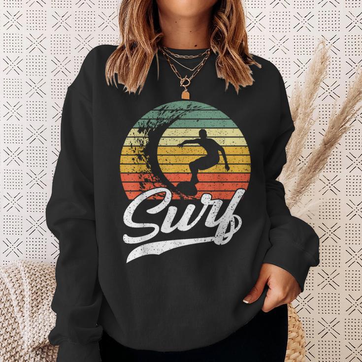 Surfer Surfintage Surfing Retro Surf Sweatshirt Geschenke für Sie