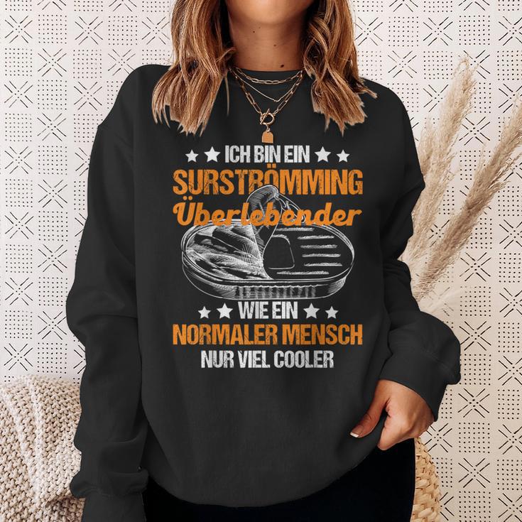 Surströmming Stinke Herring Surströmming Challenge Sweden Sweatshirt Geschenke für Sie