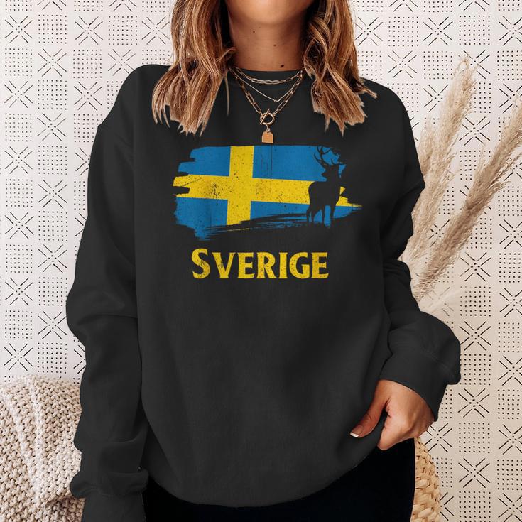 Sweden Sverige Norden Elkiking Scandinavia Sweatshirt Geschenke für Sie