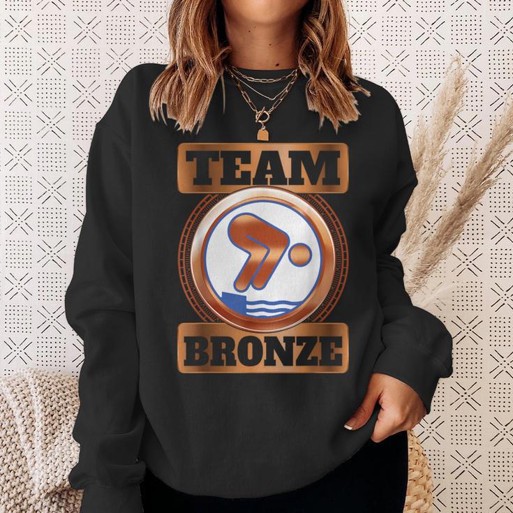 Swimming Badge Bronze Swimmer S Sweatshirt Geschenke für Sie