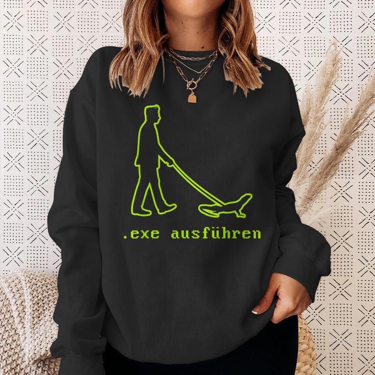 Sys Admin Programmer Informatiker Exe Run Sweatshirt Geschenke für Sie