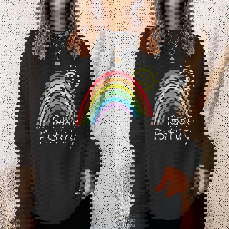 T&D Irradia Positività Arcobaleno Carino Felpa Regalos para ella