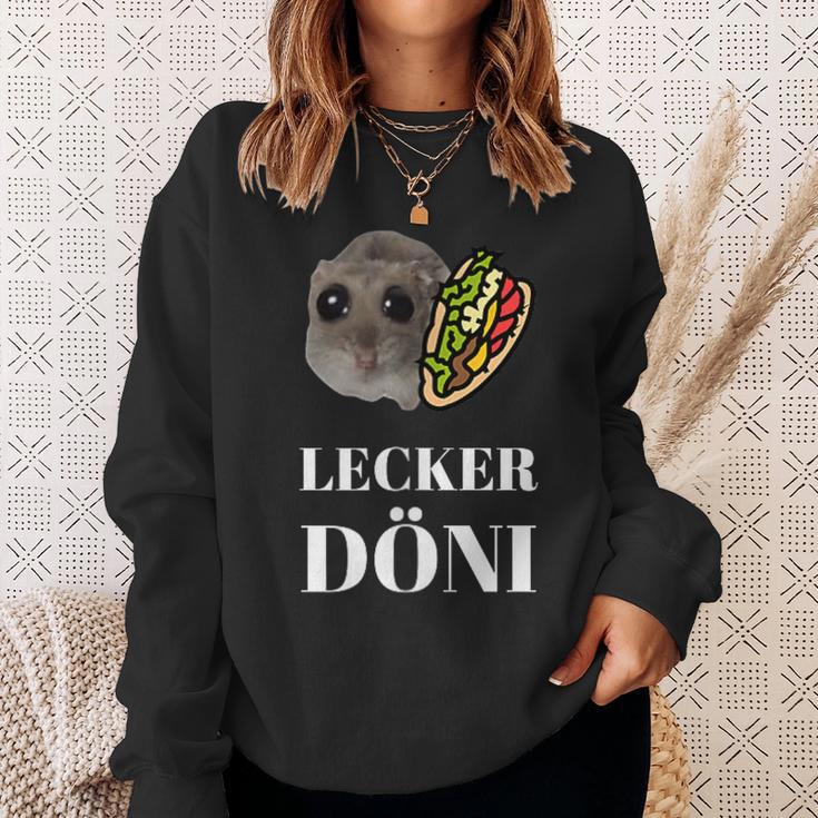 Tasty Döni Sad Hamster Meme Sweatshirt Geschenke für Sie