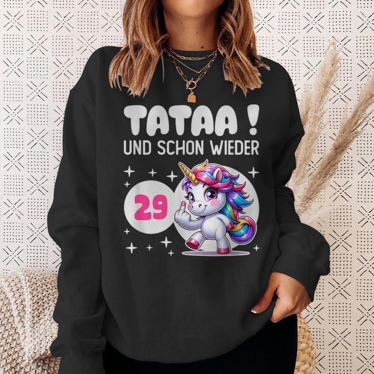 Tataa Und Schon Wieder 29 Einhorn Middle Finger Sweatshirt Geschenke für Sie