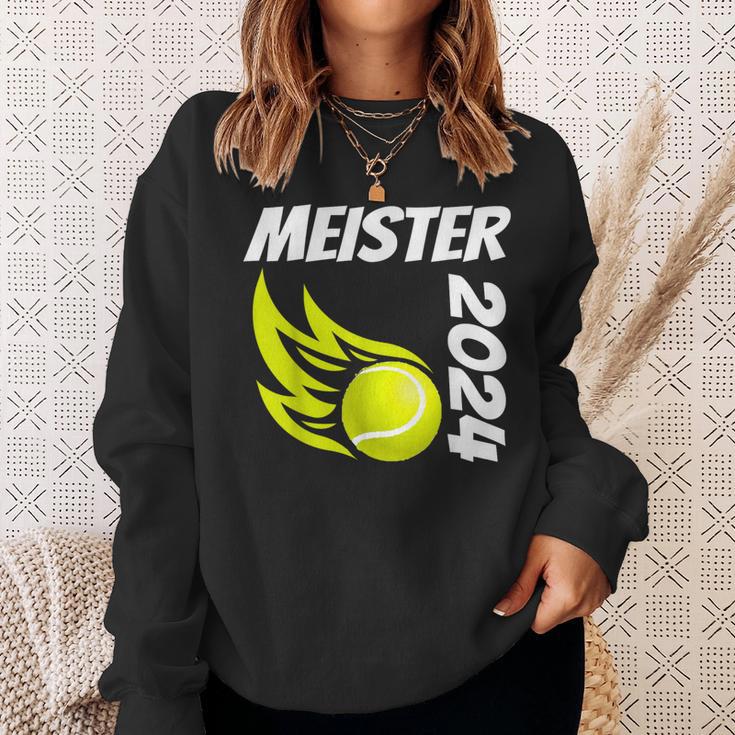 Team Club Tennis Meister 2024 Climber Fan Trainer Sweatshirt Geschenke für Sie