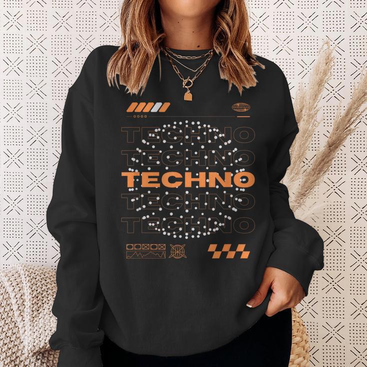 Techno Orb Edm Rave Sweatshirt Geschenke für Sie