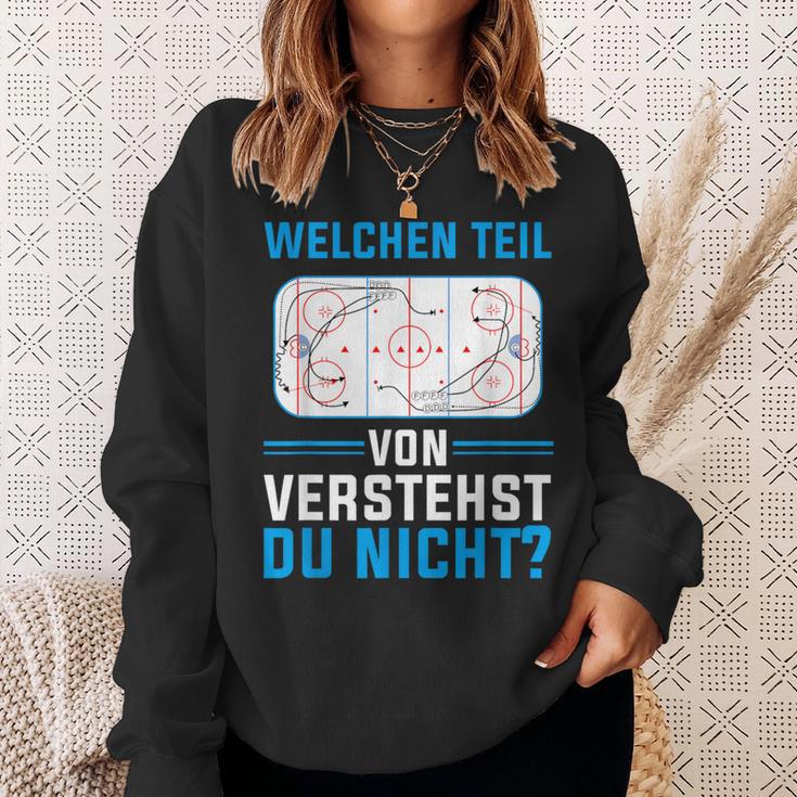 Which Teilonerstandst Du Nicht Eishockeyspieler Hockey Sweatshirt Geschenke für Sie