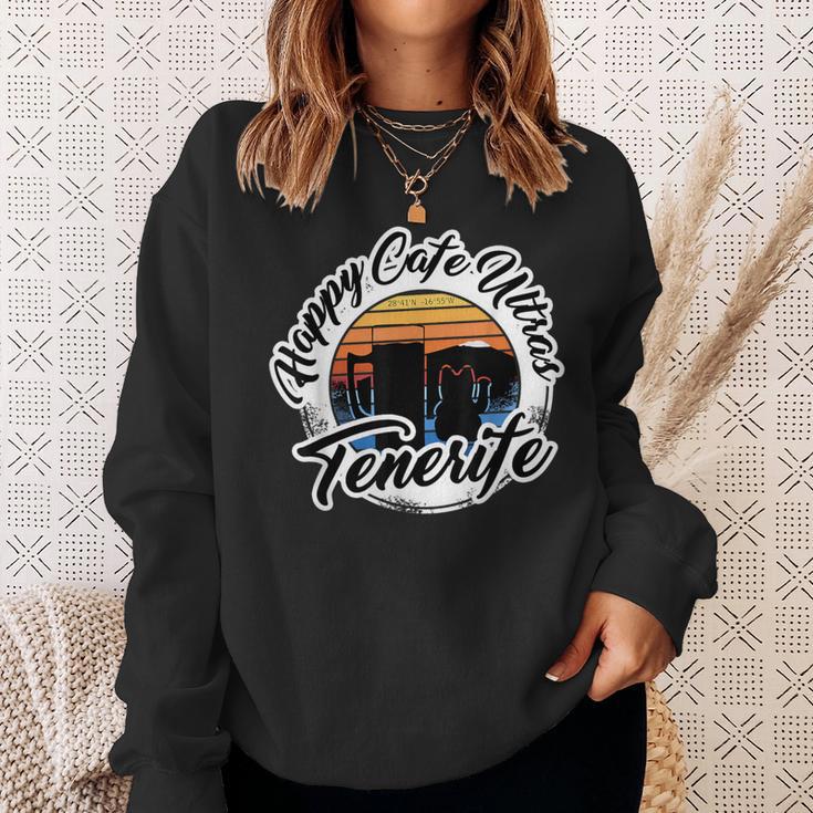 Teneriffa Puerto De La Cruz Happy Cafe Ultras Sweatshirt Geschenke für Sie