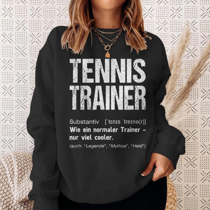 Tennis Trainer Tennis Trainer Sweatshirt Geschenke für Sie