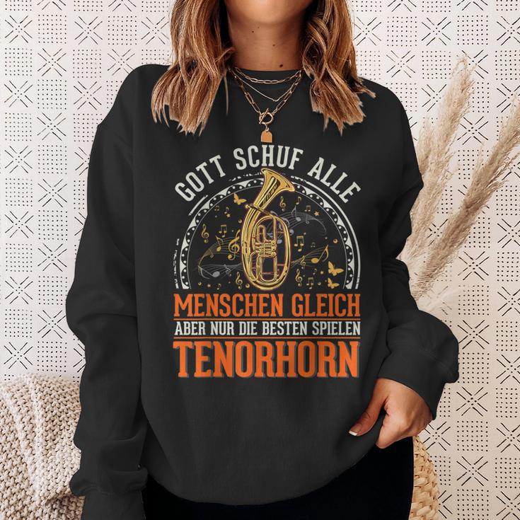 Tenor Horn Gott Tenor Hornist Sweatshirt Geschenke für Sie