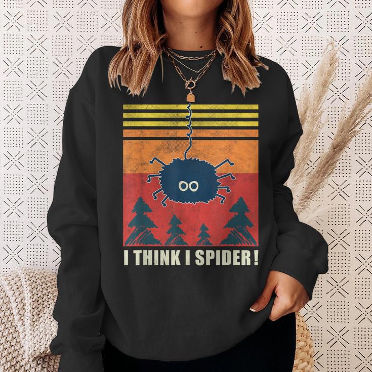 I Think I Spider Retro I Believe I Spider Sweatshirt Geschenke für Sie