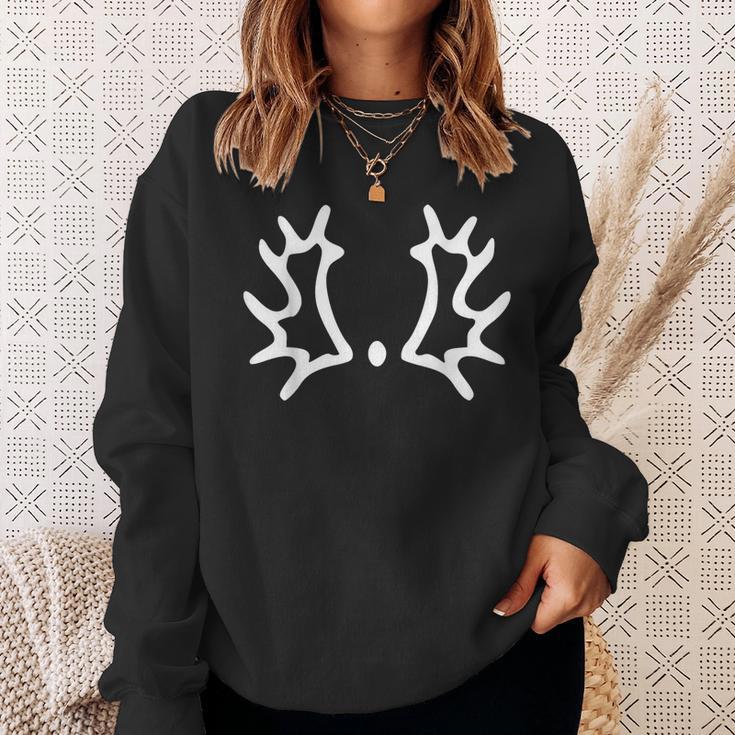 Trakehner Brandzeichen Estpreußen Tradition Elk Scoop Sweatshirt Geschenke für Sie