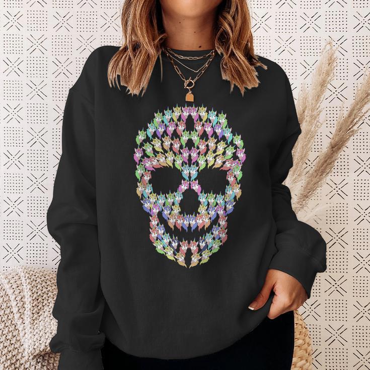 Unicorn Skull Unicorn Sweatshirt Geschenke für Sie