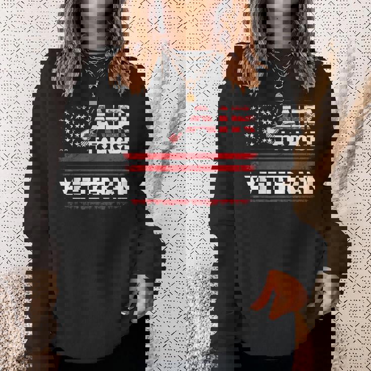 Veteran Of The United States Air Force Us Air Force Sweatshirt Gifts for Her