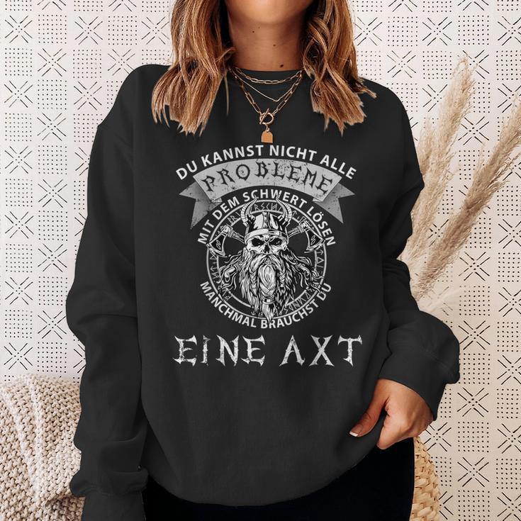 Viking Medieval Nicht Alle Problems Sweatshirt Geschenke für Sie