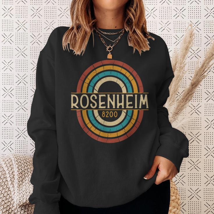 Vintage 8200 Rosenheim Retro Alte Postleitzahl Sweatshirt Geschenke für Sie