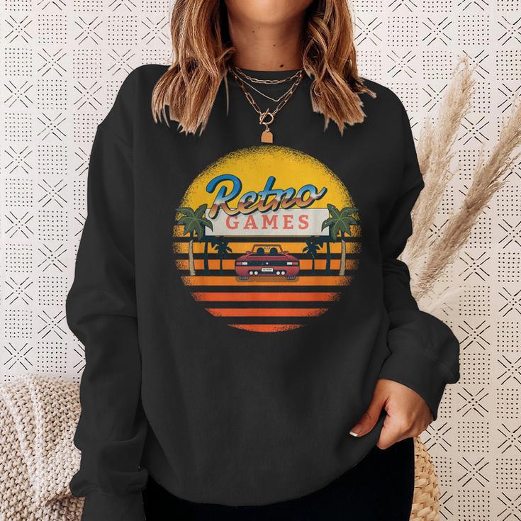 Vintage Retro Car Tuning Game Oldtimer Sun Sweatshirt Geschenke für Sie