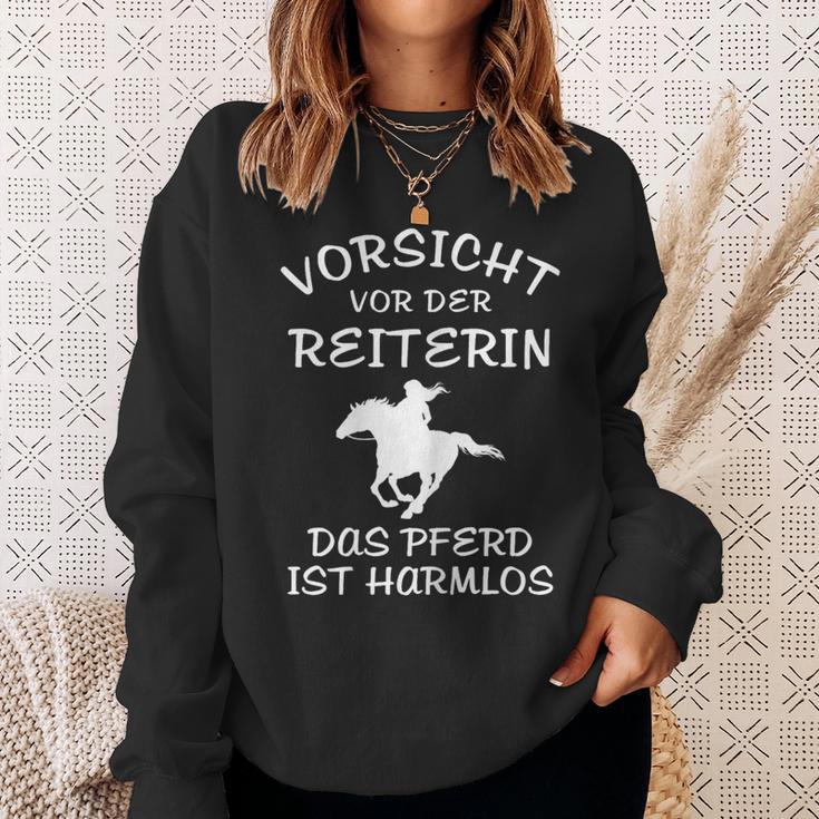 Vorsichtor Der Reiterin Rider Sweatshirt Geschenke für Sie