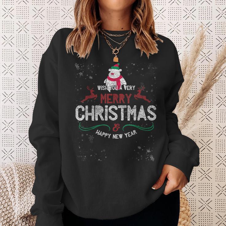 Weihnachtskostüm Merry Christmas & Happy New Year Sweatshirt Geschenke für Sie