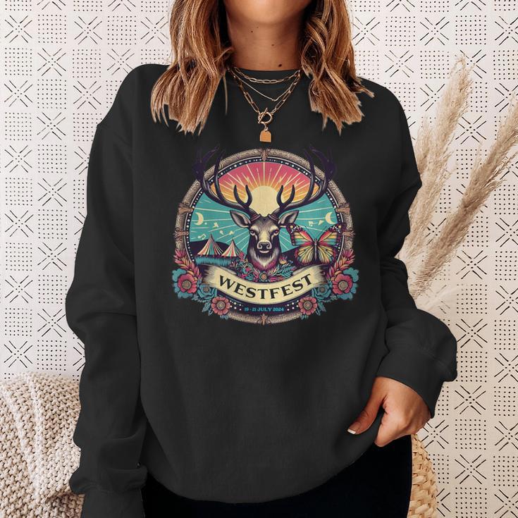 Westfest Retro Stag Sweatshirt Geschenke für Sie