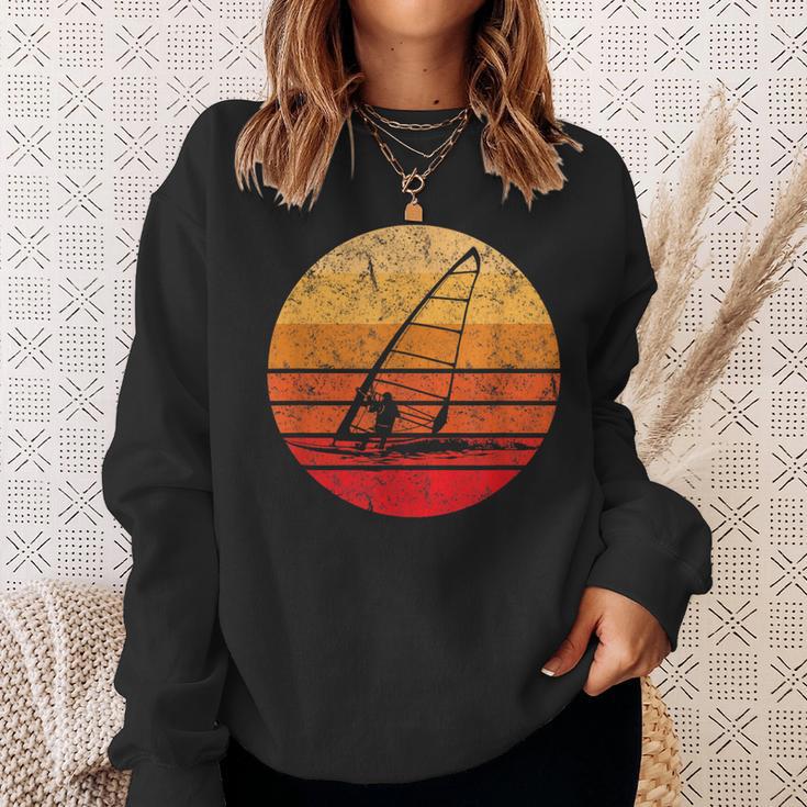 Windsurf Retrointage Sunset Sweatshirt Geschenke für Sie