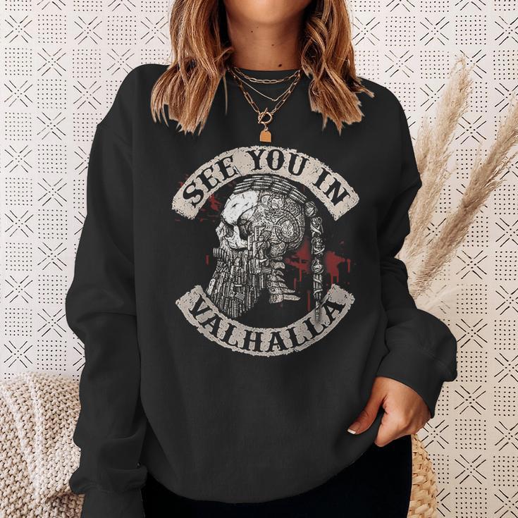 Wir See Uns Inalhalla Skulliking Sweatshirt Geschenke für Sie