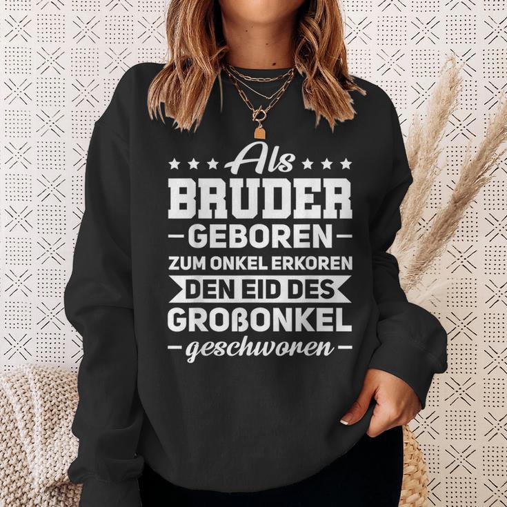 Zum Onkel Erkoren Großonkel Sworen Uncle S Sweatshirt Geschenke für Sie