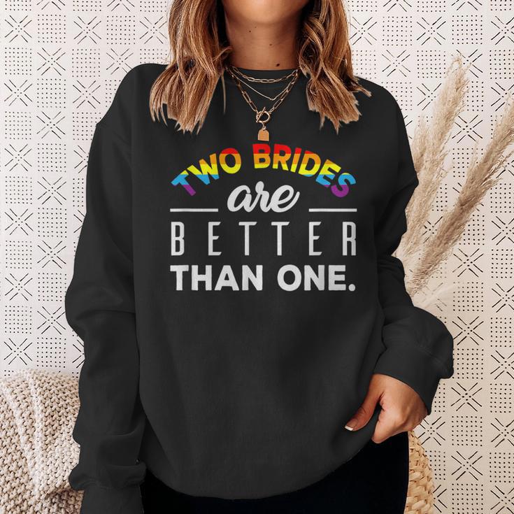 Zwei Brute Sind Besser Than Eine Lgbt Sweatshirt Geschenke für Sie