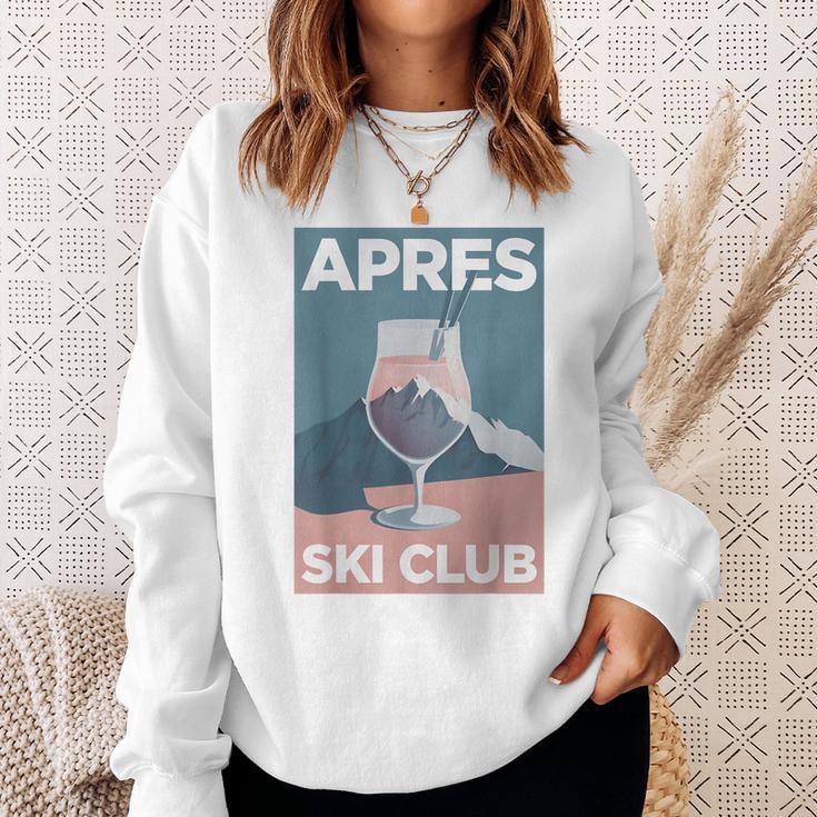 Après Ski Club X Aesthetic Skier Party Ski Outfit Sweatshirt Geschenke für Sie