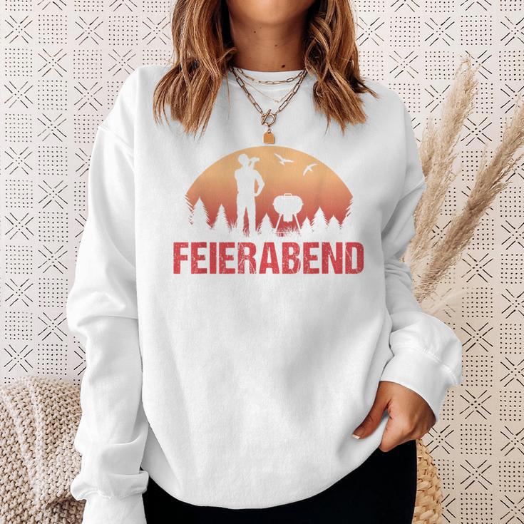 After Arbeit Faul Sein Fun Evening Brown Sweatshirt Geschenke für Sie