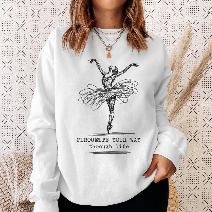 Ballet Dancer Ballerina Sweatshirt Geschenke für Sie