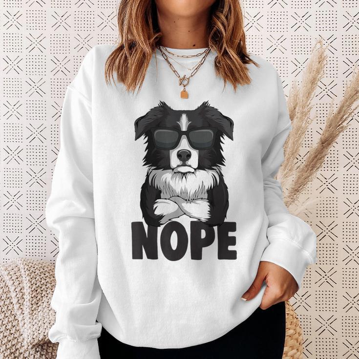 Border Collie Dog Female Sweatshirt Geschenke für Sie