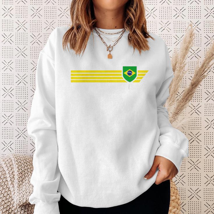 Brazil Seleção Fan Jersey Blue Sweatshirt Geschenke für Sie